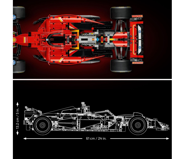 LEGO Technic 42207 Bolid F1 Ferrari SF-24 - 1308197 - zdjęcie 13